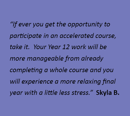 Quote from student regarding learning